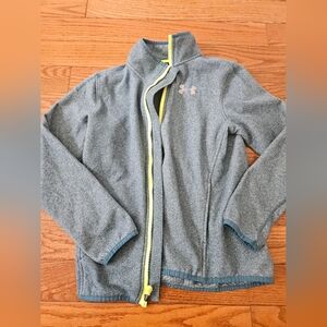 Boys under armour thin fleece jacket medium